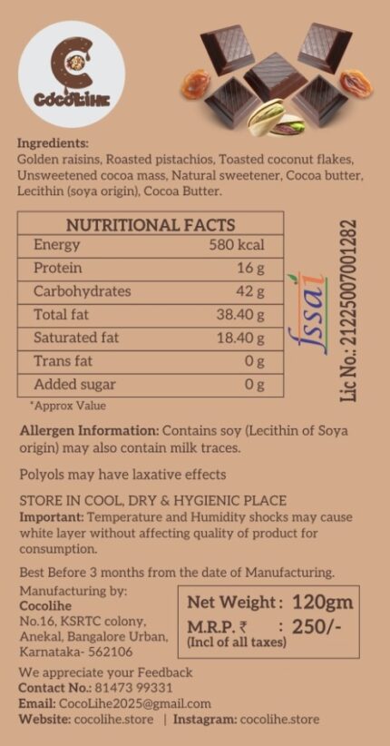 Golden Raisin Pistachio Crisp