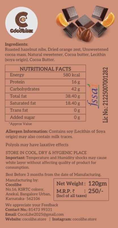 Hazelnut Orange Zest Silk